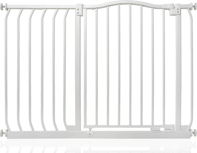 Safetots Klemhekje met Gebogen Bovenkant, 98cm - 107cm, Mat Wit