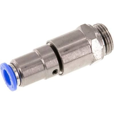 10mm & G1/2'' Hoge Snelheid Draaidoorvoer Insteek Buitendraad Vernikkeld Messing/PBT NBR
