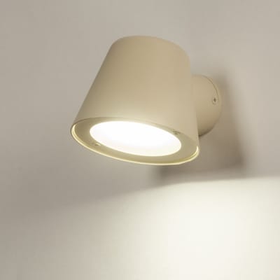 Lumidora Wandlamp 74756 - GU10 - Beige - Zand - Metaal - Buitenlamp - Badkamerlamp - IP44