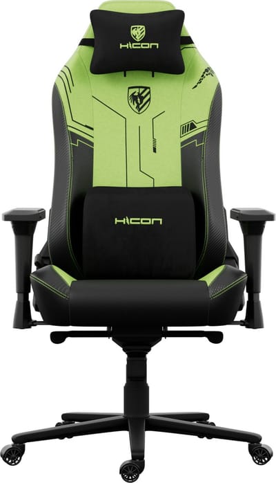 HICON® Premium Bureaustoel - Luxe Ergonomische - Bureaustoel voor Volwassenen met Verstelbare Functies - Apex Serie - EagleBlaze - Groen