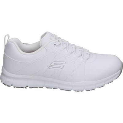 Skechers Work Nampa - Beja dames sneakers wit - Maat 36 - Extra comfort - Memory Foam