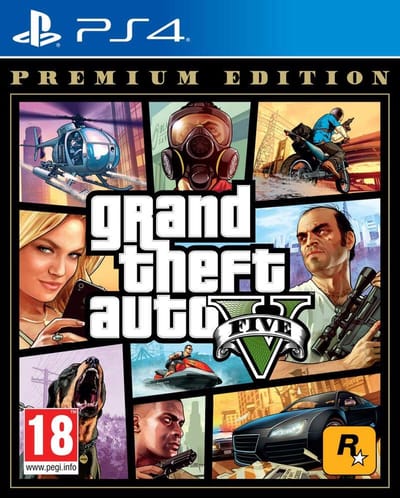 Dailygoods- Videogame Grand Theft Auto V - Premium Edition - PS4 - Criminal Enterprise Starter Pack - Overvallen - Misdaadimperium - Actie avontuur - Game
