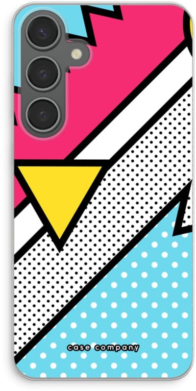 Case Company® - Hoesje geschikt voor Samsung Galaxy S24 Plus hoesje - Pop Art #3 - Soft Cover Telefoonhoesje - Bescherming aan alle Kanten en Schermrand