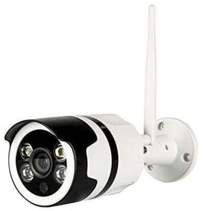 Een slimme wifi-beveiligingscamera met IP66 waterdichtheid en hoge resolutie, geschikt voor binnen- en buitengebruik.