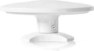 Nedis HDTV-Buitenantenne - Actief - Type Aansluiting: F-Connector - FM / UHF / VHF - Ontvangstbereik: 0-50 km - LTE700 - Versterking: 28 dB - Wit