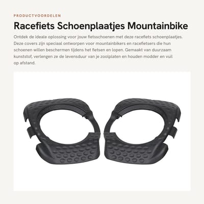 Dailygoods- Schoenplaatjes Duurzaam - Racefiets/Schoenplaatjes - Pedalen Covers - Clipless Protector - Eenvoudige Installatie - Bescherming voor SpeedPlay Zero - Schoenbeschermers