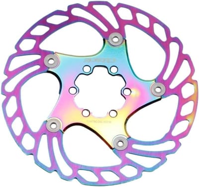 Fietsremschijf - Drijvende Rotor - Krachtig Remmen - Sterke Koeling - 160mm - Regenboog