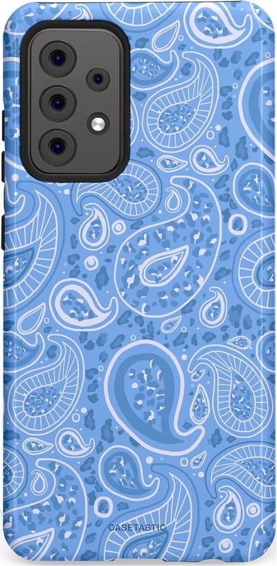 Casetastic Hoesje Geschikt voor Samsung A52 (4G/5G/s) - Stijlvolle Beschermende Duo-layer Case - Paisley verleiding
