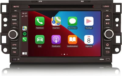 Carplay autoradio voor Chevrolet Aveo Epica Captiva | 2006 t/m 2012 | Android 13 | Draadloos Apple Carplay & Android auto | 4GB + 64GB | 8-Core processor | Cartronix | 2025 model | 2006 2007 2008 2009 2010 2011 2012 | Bluetooth & Wifi