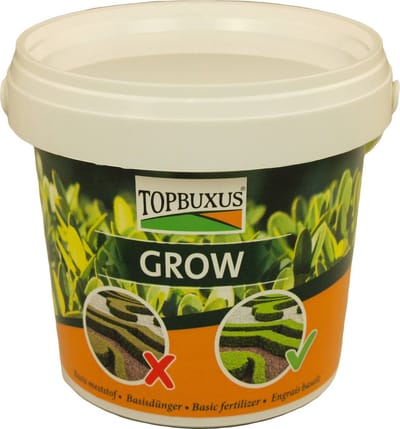 """TOPBUXUS GROW 500gr voor 10m2 Buxus, geen gele blaadjes"""