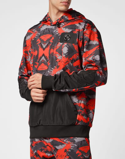 Sweatshirt Met Capuchon Camouflage