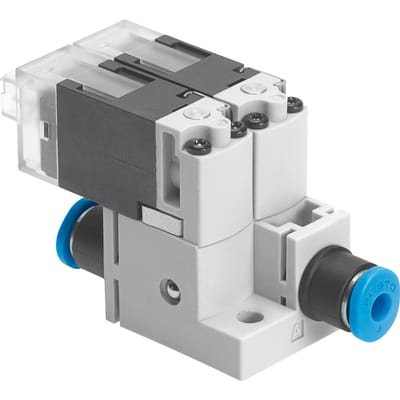 Festo 2x2/2 NC Monostabiele Vacuümklep QS-4 30l/min 0 - 1.5bar/0 - 22psi - 560372