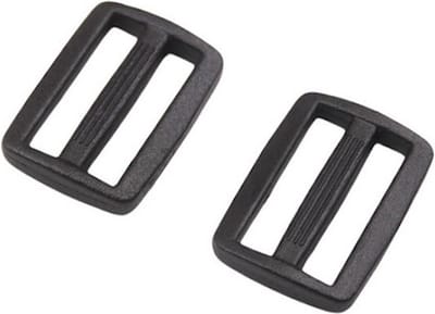 Plastic gesp - 23 millimeter - 10 Stuks - paracord armband - paracord armband survival - Zwart