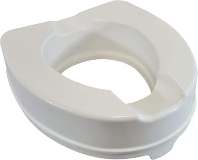 Verhoogd toiletbril met klemmen 10 cm hoogte