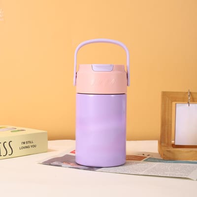 316 Roestvrij Staal Draagbare Thermoskan met Rietje Isolatie Braadpan Studentstel Kantoor Cadeau Bekers 500ml