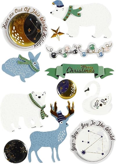 3D Stickers - Poolsfeer - Creatieve Zelfklevende Stickers - Gelaagde Foam Stickers - Scrapbooking & DIY Knutselstickers - Hoogwaardige Plakplaatjes - 10-40mm - 11 Stuks