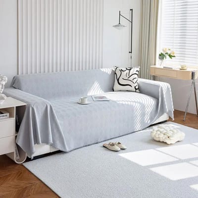 Nieuwe Stoffen Bankhoes Alle Seizoenen Universele Volledige Dekking Set met Chenille Verdikt Kussen Rugleuning Machinewasbaar Onveranderd 180x90cm1pcs