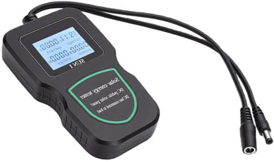 Zonnepaneeltester - Zonne-energiemeter PV-tester - Zonnepanelen Testen - Breed Compatibiliteitsbereik - 5W tot 500W - Zwart