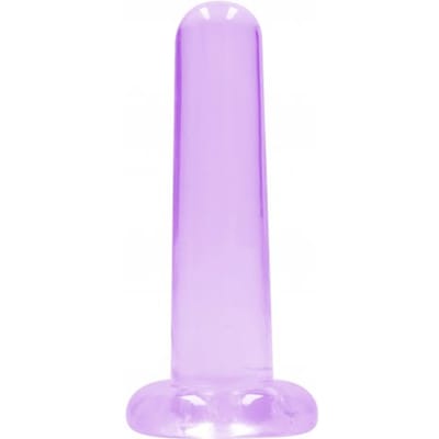 Shots - RealRock Niet-Realistische Dildo met Zuignap - 13,5 cm purple