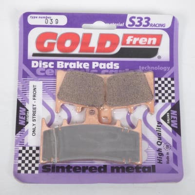 Plaquette de frein Gold Fren pour Moto Suzuki 750 Gsx-R 1994 à 1995 AVG/AVD / WR/WS Neuf