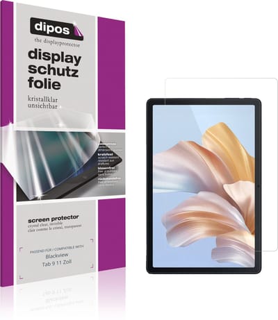 dipos – 2x Beschermfolie geschikt voor Blackview Tab 9 11 Zoll | Krasbestendige & heldere Screenprotector Ultra-Thin