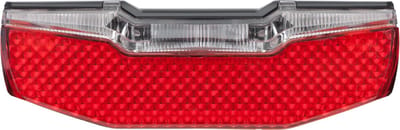 AXA Blueline E‑bike Achterlicht – LED Fietsverlichting – 6–12V – 600 m Zichtbaarheid – Zijzichtverlichting – Geïntegreerde Reflector – 80 mm Montage – Rood