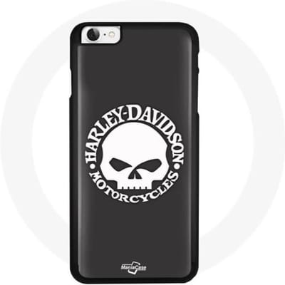 Coque - maniacase - Iphone SE - Noir - Souple - Harley Davidson noir