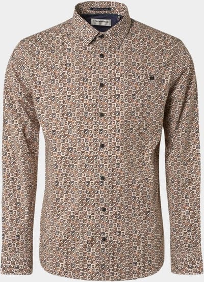 Shirt Stretch Allover Bedrukt