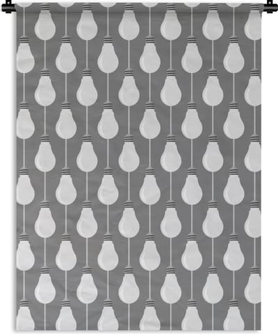 Wandkleed - Wanddoek - Lampen - Patronen - Retro - 150x200 cm - Wandtapijt