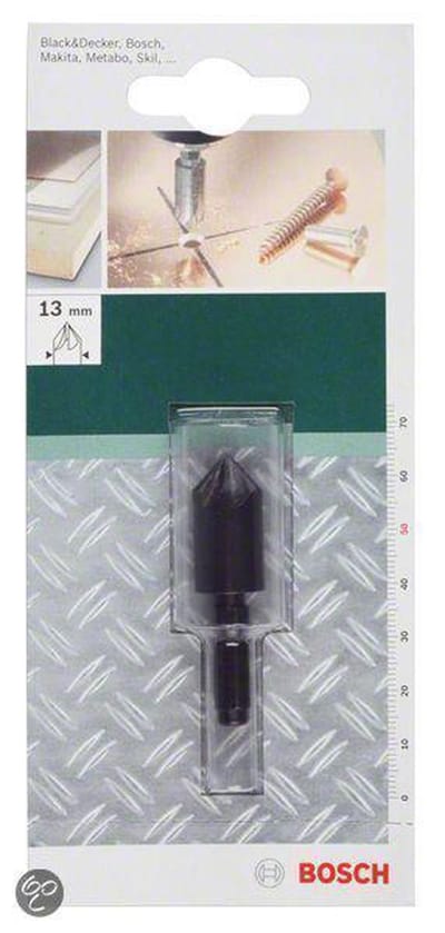 Bosch - Conische verzinkboor gereedschapsstaal 10,0 mm, M5, 50 mm