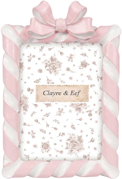 Clayre & Eef Fotolijst Roze Kunststof