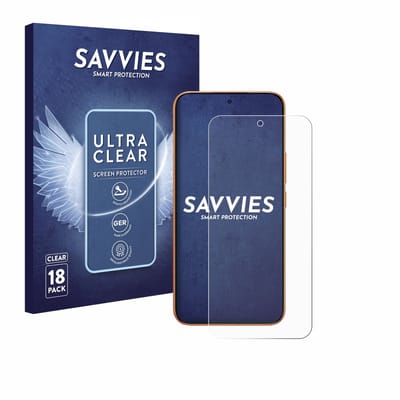 Savvies - Screenprotector voor Xiaomi Redmi Turbo 5 Max - Folie Beschermfolie transparant 18 Stuks