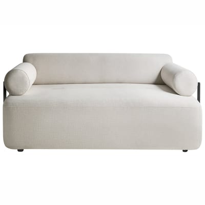 ELVA - Tweezitsbank - Gebroken wit - Polyester