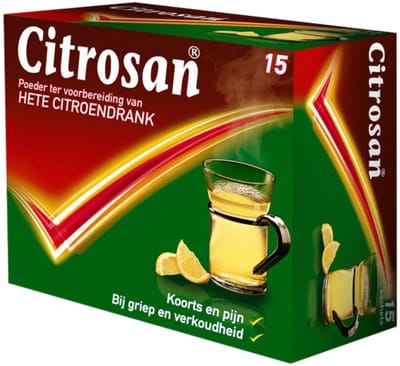 Citrosan Hete Citroendrank - 2 x 15 sachets