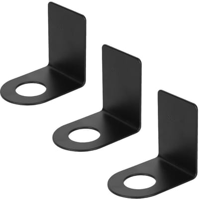 Dailygoods- Zeepdispenserhouder Roestvrij Staal - Wandhouder - Zelfklevend - Voor Shampooflessen - 3 Stuks - Duurzaam en Slijtvast - Shampoohouder
