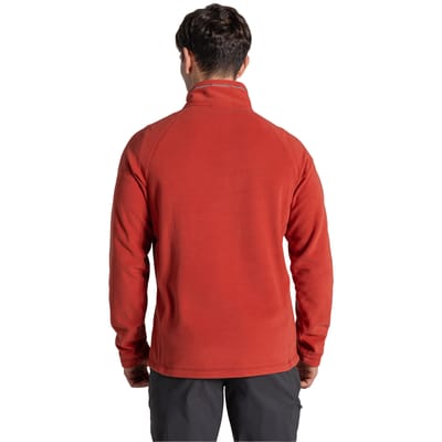 Craghoppers Heren Corey VI Half Zip Fleece Top (Donkere veldspaat)