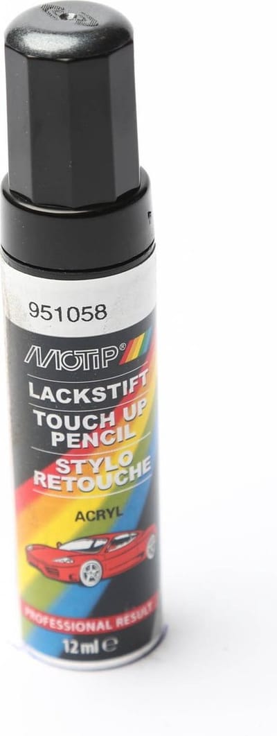 Motip 951058 - Auto lakstift - Grijs Metallic - 12 ml