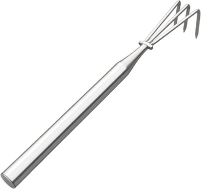 Tuinhark - Cultivator Grashark - Grond Losmaken - Ergonomisch Ontwerp - 3 Klauwen - Metaal