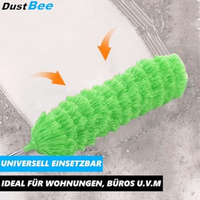 XXL Telescopische Stofvanger - Wasbare Microvezel stofmagneet voor Moeilijk Bereikbare Plaatsen