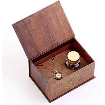 The Carat Shop - Harry Potter - Hermelien Toverdranken Collector Gift Box met Time Turner Halsketting en Oorbellen