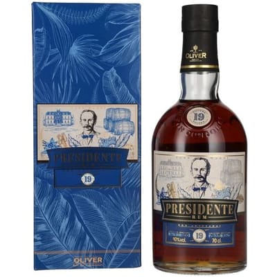 Presidente Rum Presidente Marti 19 Sistema Solera 40% Vol. 0,7l in geschenkverpakking