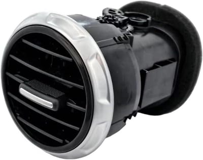 Ventilatierooster Dashboard - Airco Grille - Luchtstroom Instellen - Verbeterde Circulatie - 1x1x1 cm - Zwart