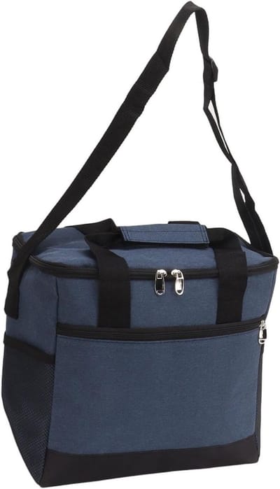 Inklapbare Koeltas - Isolatietas Lunchtas - Picknicks en Uitjes - Lekvrij en Hittebestendig - 15 Liter - Donkerblauw