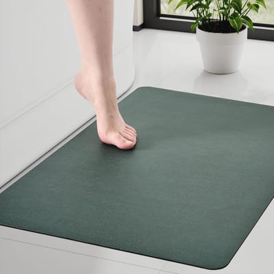 Antislip Wasbare Badmat 43 x 70 cm - Super Absorberend en Zacht Badkamertapijt