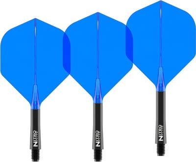 Red Dragon Nitro Flite System Black Blue NO2 - Dart Flights