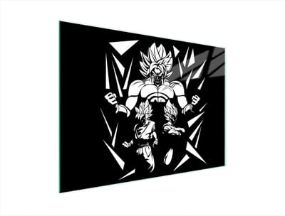 TMK ArtDeko 40x30 Serie - Glazen Snijplank - 40x30 cm - UV-print - Antislip Silicone