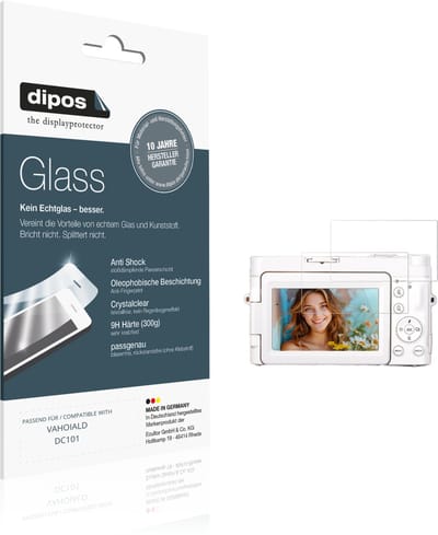 dipos – 2x Pantserfolie geschikt voor VAHOIALD DC101 | 9H Screenprotector
