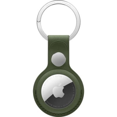 FineWoven AirTag‑sleutelhanger (Zonder AirTag ) - Mosgroen