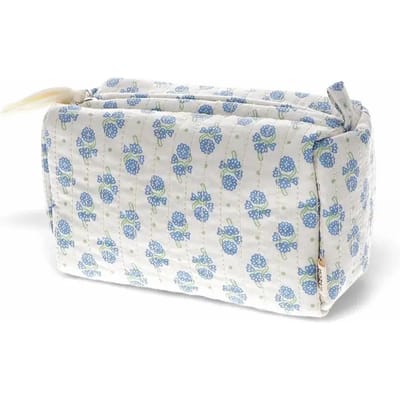 Gewatteerde toilettas Rex London Cornflower