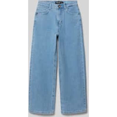 straight fit jeans met logopatch model 'Gately'